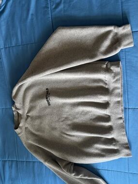 Fear of God ESSENTIALS Men’s Gray Crewneck Sweatshirt